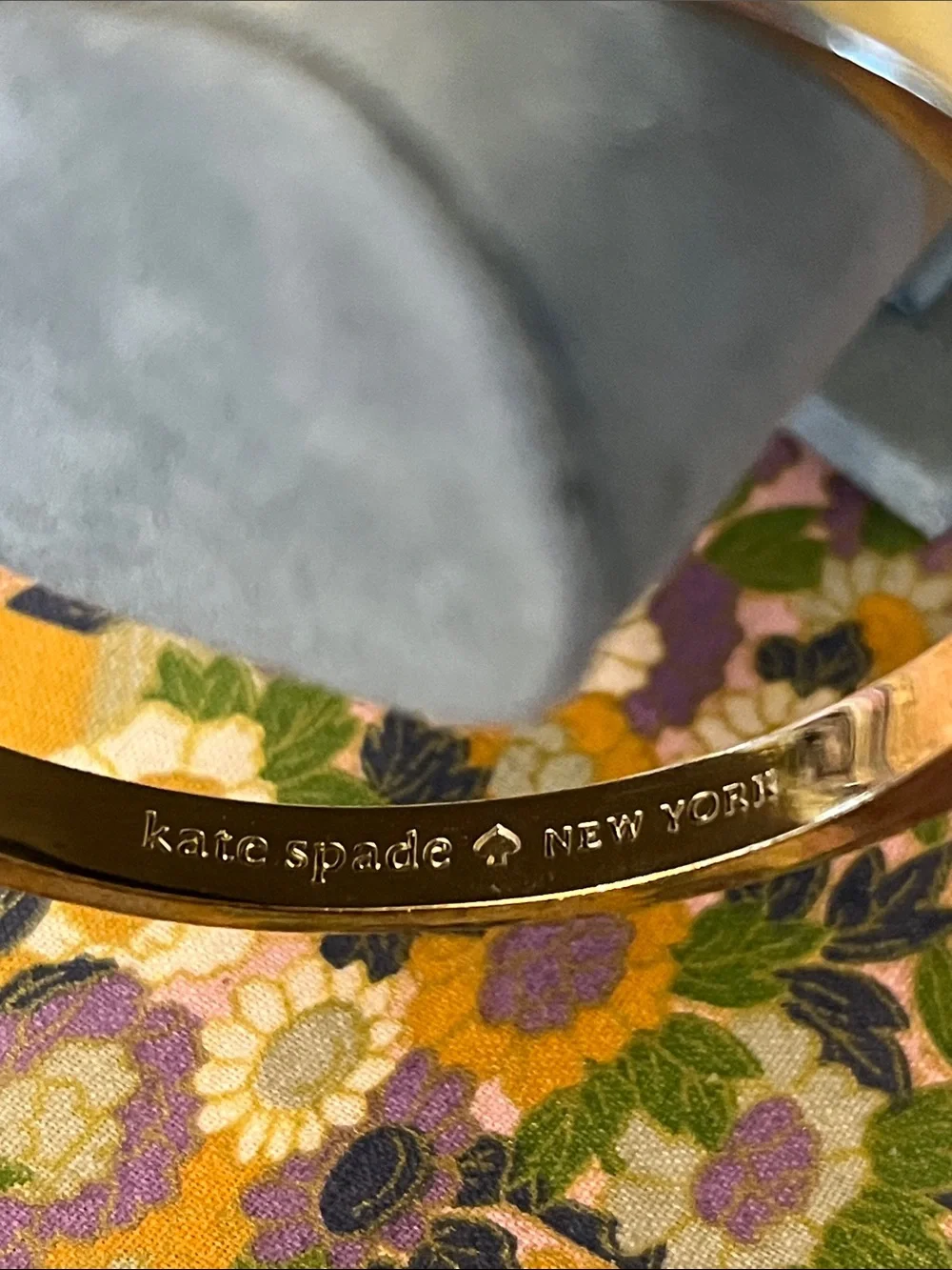 kate spade Yellow and Pink Enamel Hinged Bangle Duo - Picture 5 of 14